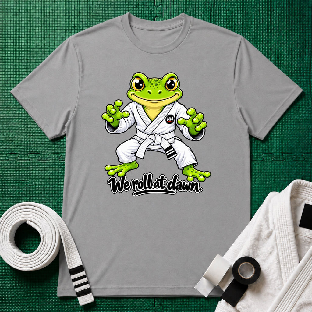We Roll White Belt T-Shirt