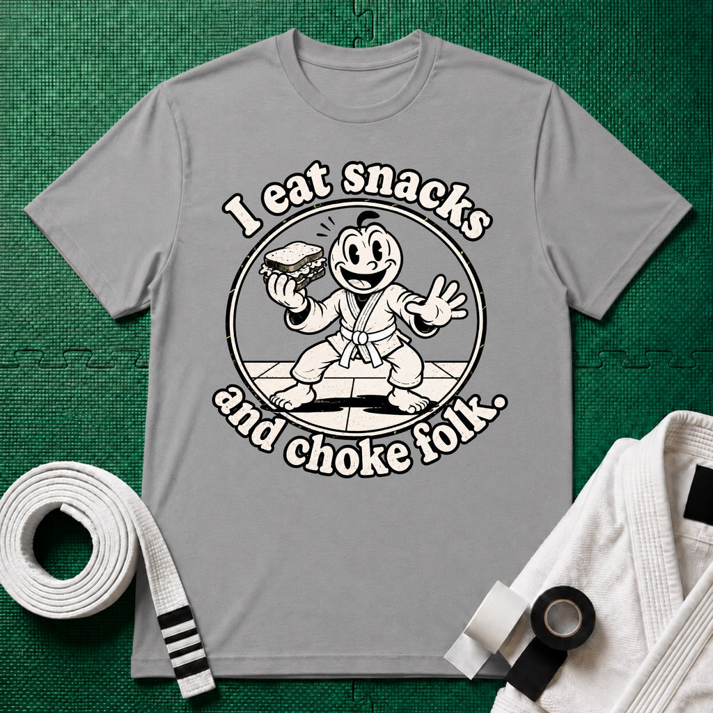 Choke Folk White Belt T-Shirt