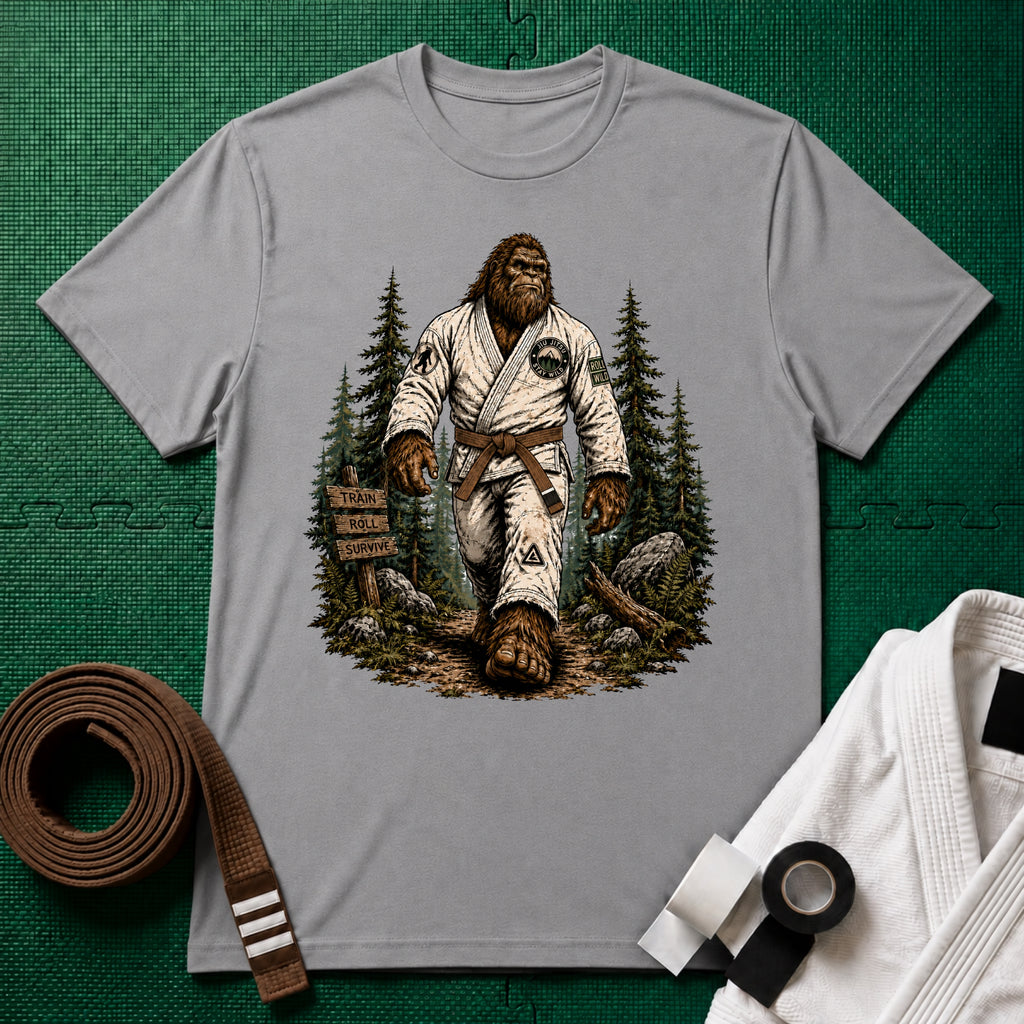 Bigfoot Forest Brown Belt T-Shirt