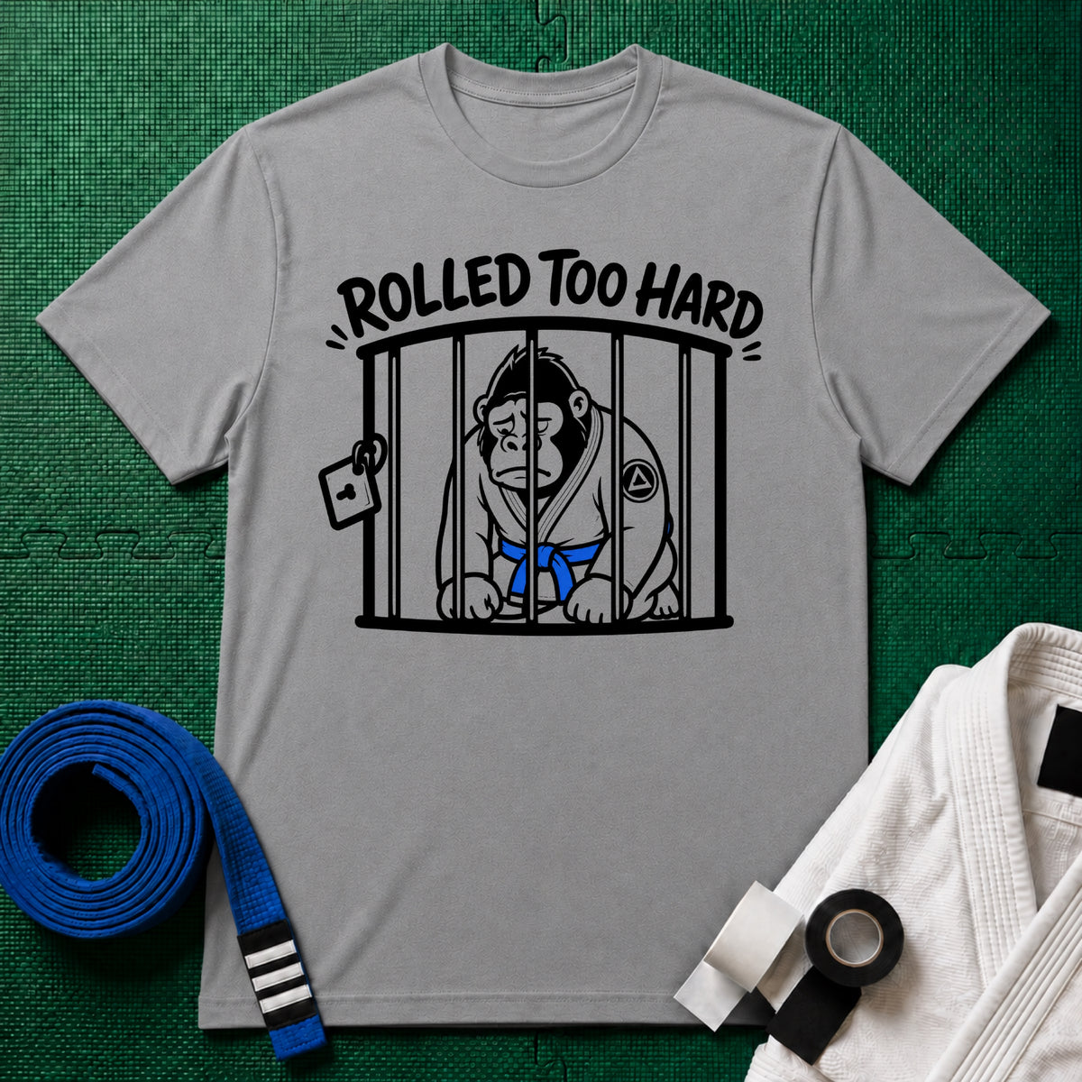 Rolled too Hard Blue Belt T-Shirt