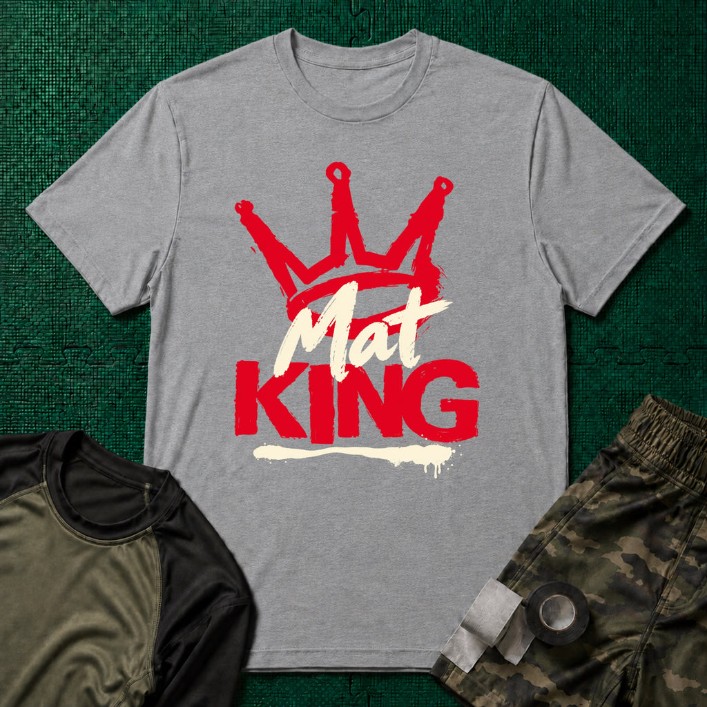 Mat King T-Shirt in Sport Grey