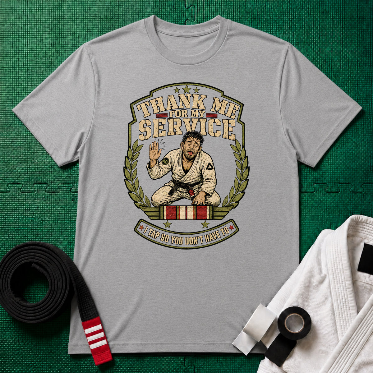 Thank me Black Belt T-Shirt