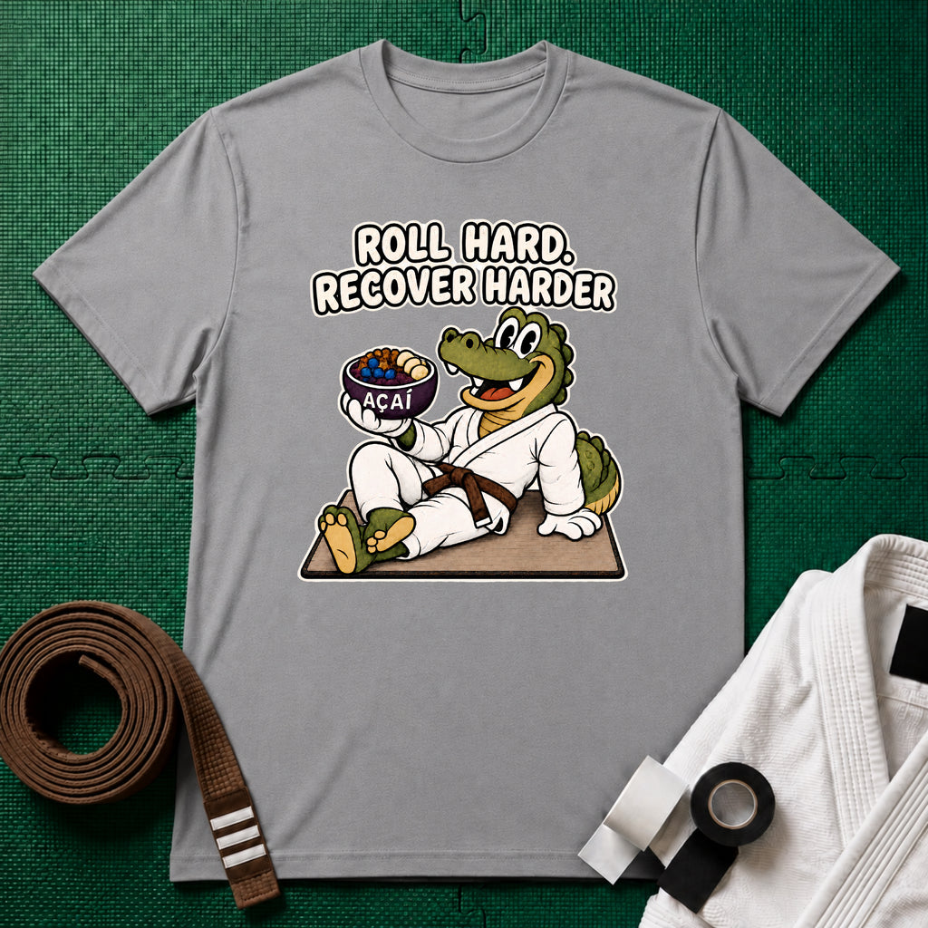 Roll Hard Brown Belt T-Shirt