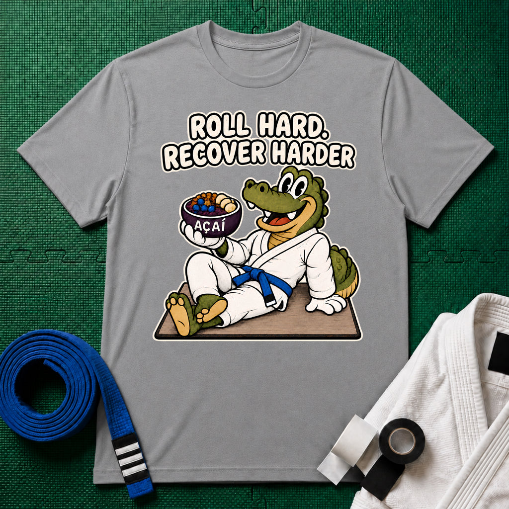Roll Hard Blue Belt T-Shirt