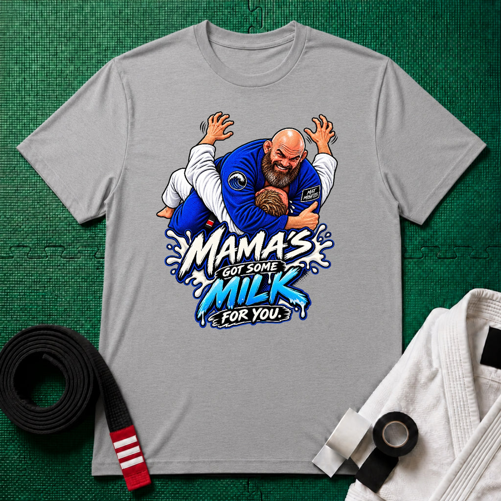 Mama's Milk Black Belt T-Shirt