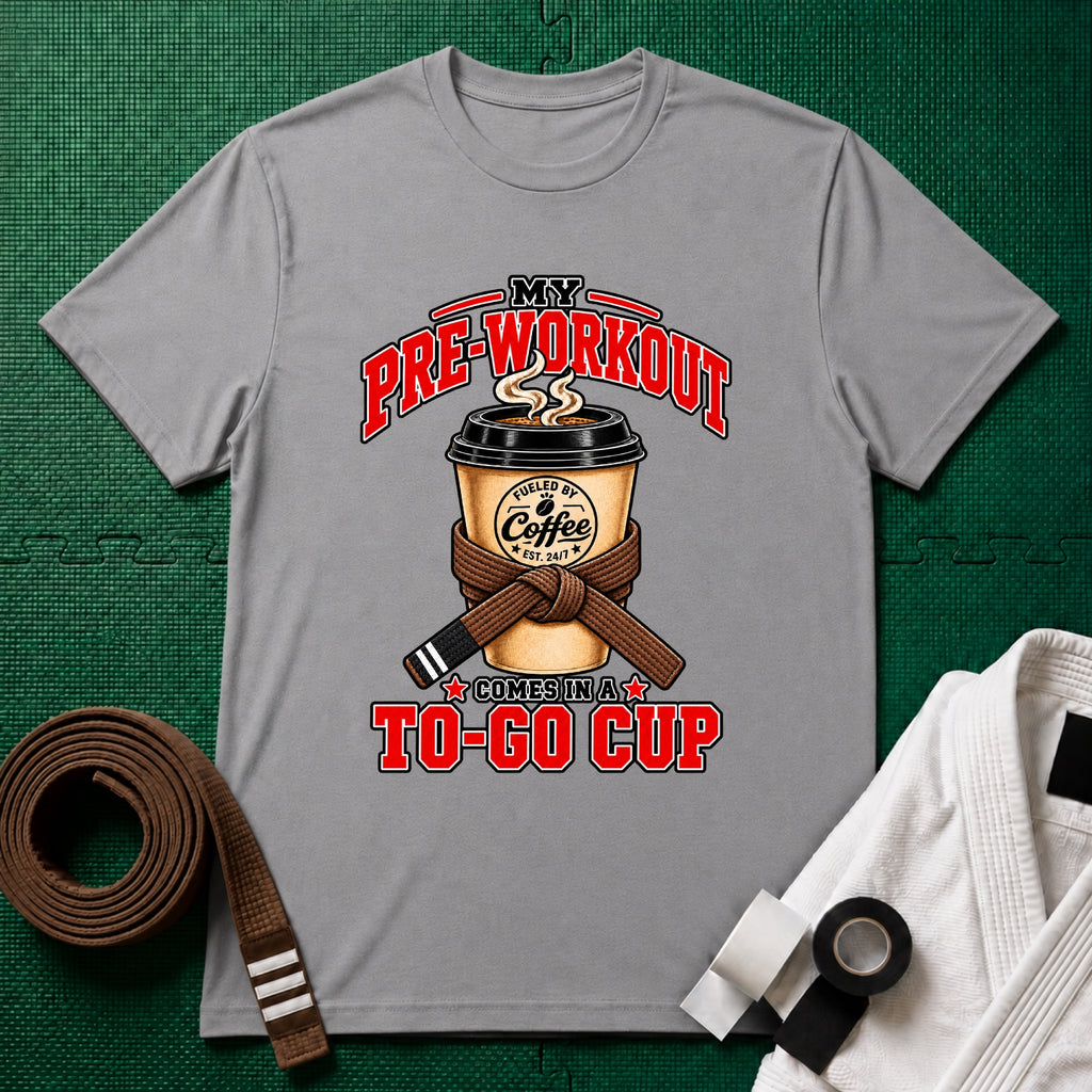 To Go Cup Brown Belt T-Shirt
