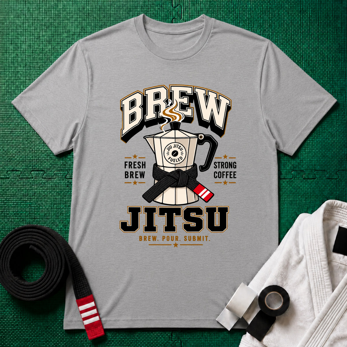 Brew Jitsu Black belts T-Shirt