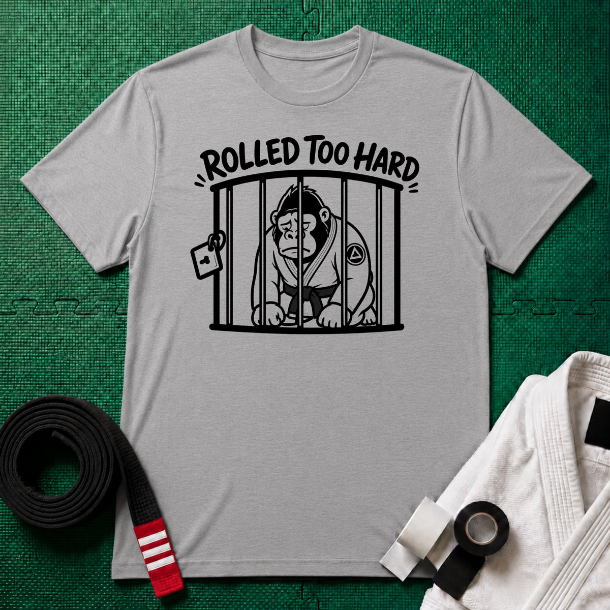 Rolled too Hard Black Belt T-Shirt