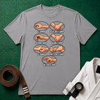 Jiu-Jitsu Grips Chart T-Shirt, Sport Grey