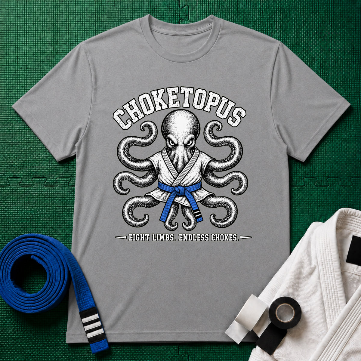 Choketopus Blue Belt T-Shirt