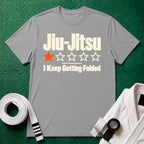 Jiu-Jitsu 1-Star Review T-Shirt, Sport Grey