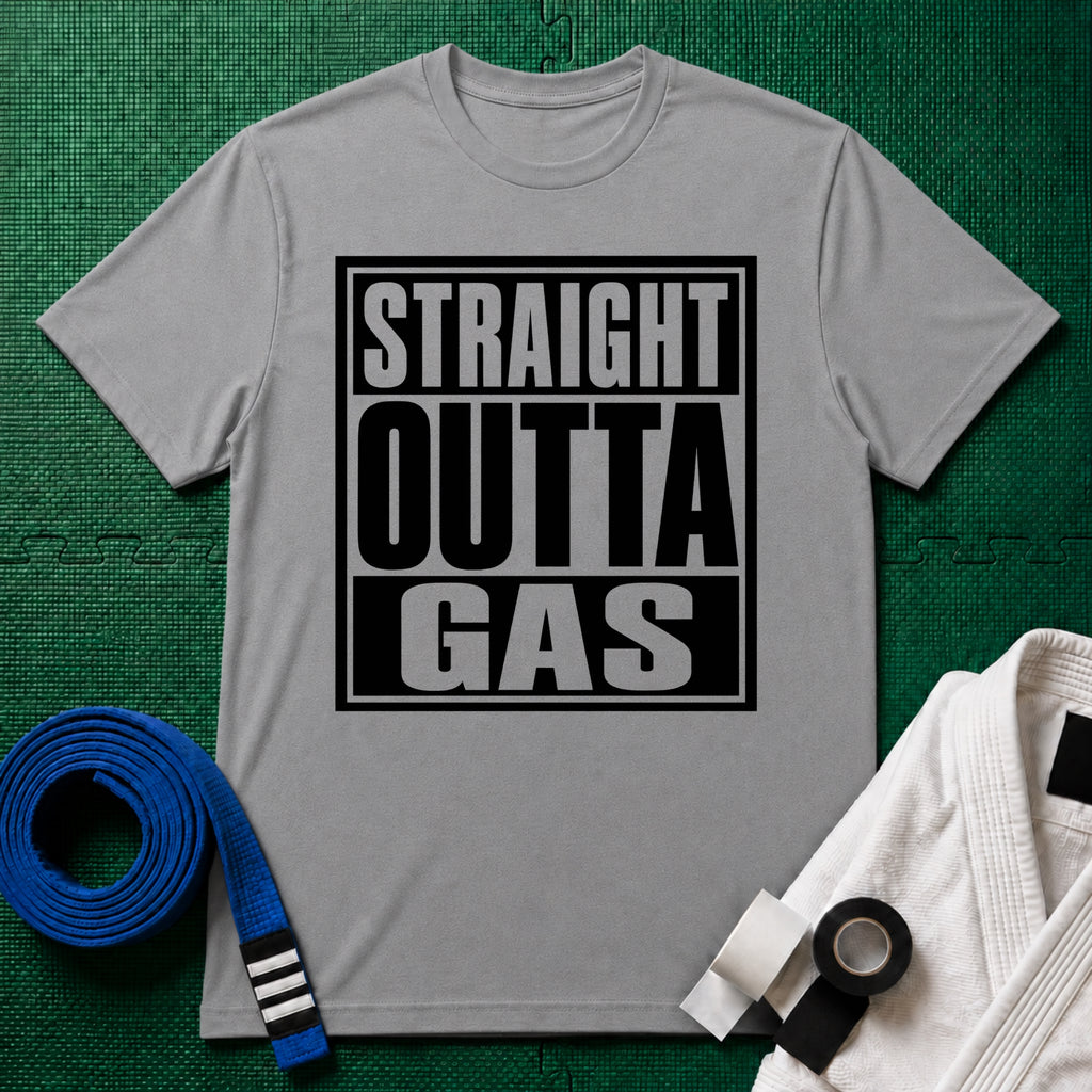 Straight Outta Gas T-Shirt, Sport Grey