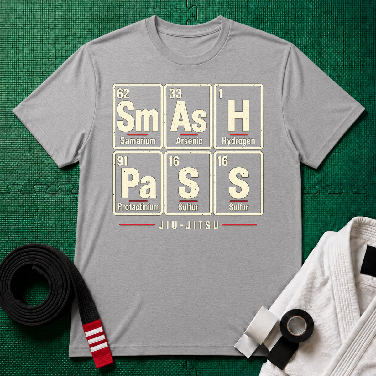 Smash Pass T-Shirt in Sport Grey