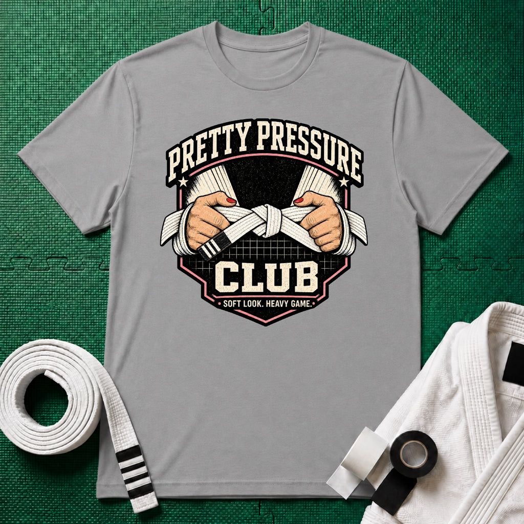 Pretty Pressure White Belt T-Shirt