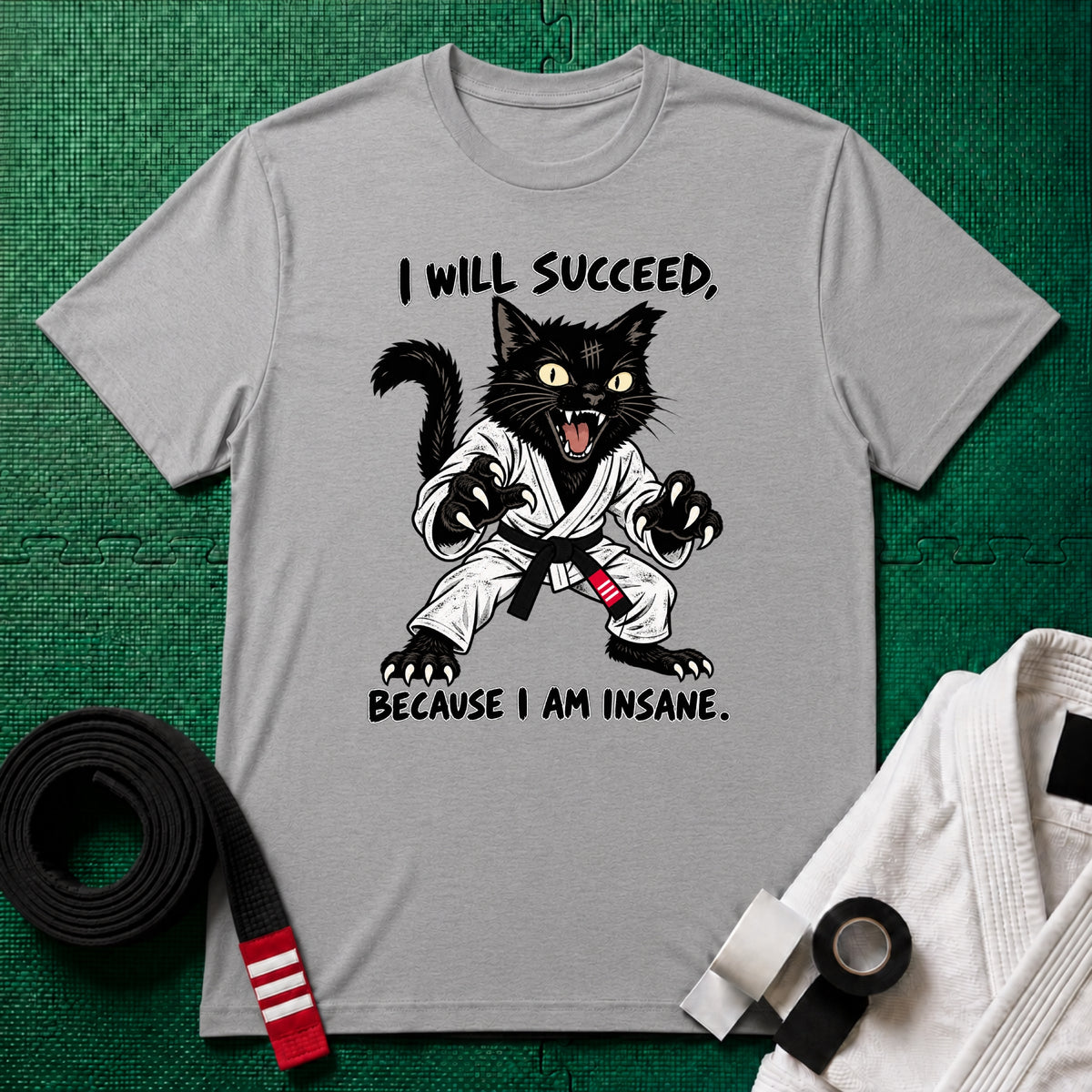 Succeed Black Belt T-Shirt