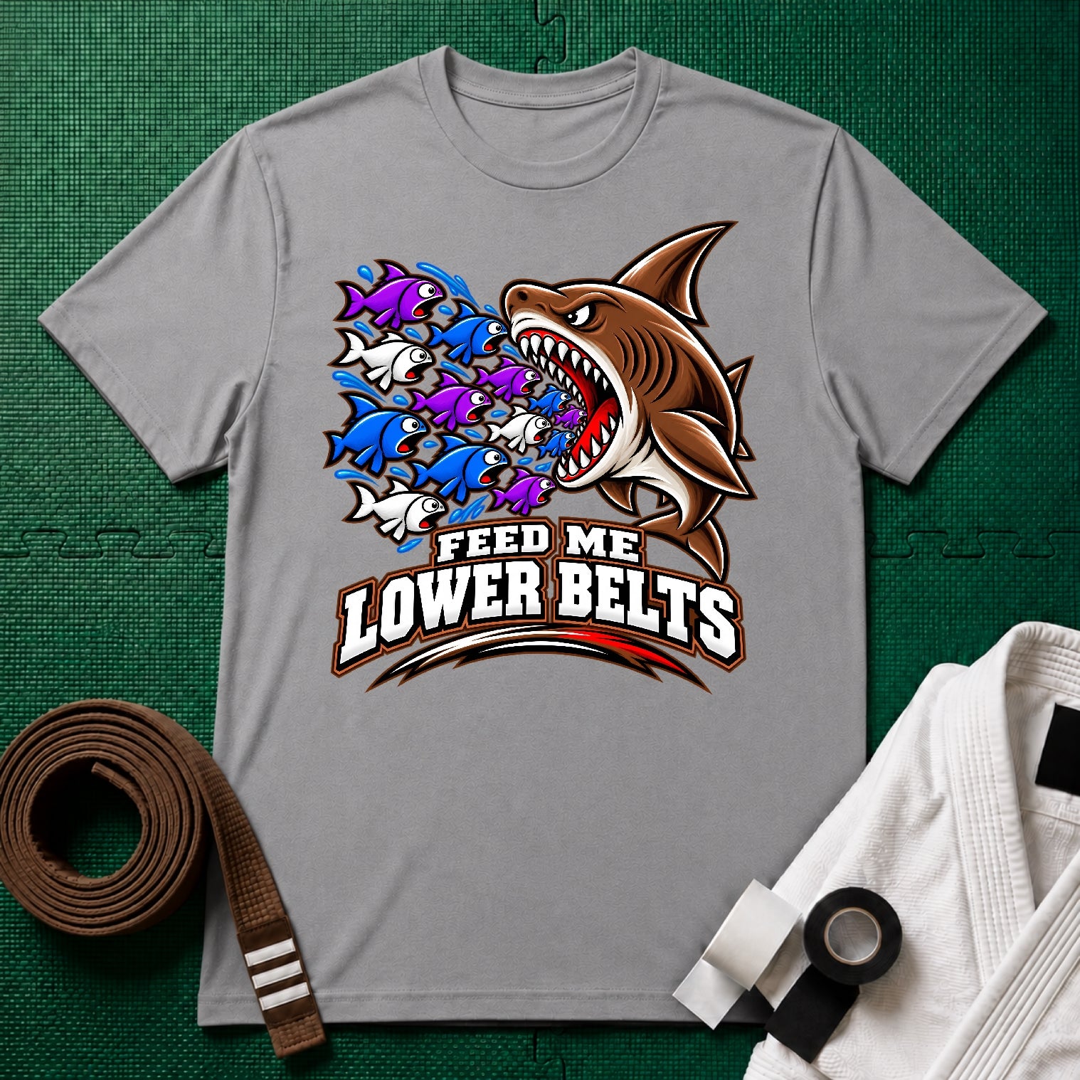 Feed Me Brown Belt T-Shirt