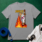 F*ck It T-Shirt (Design 2), Sport Grey
