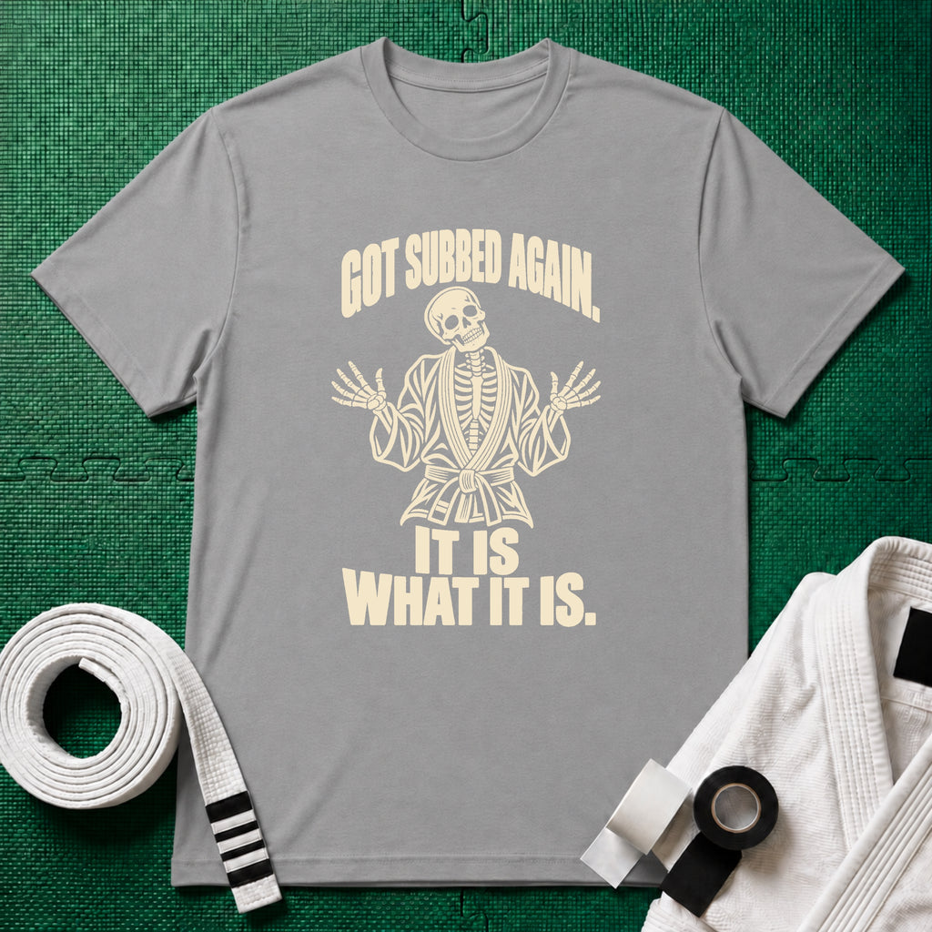 Subbed Again T-Shirt in Sport Grey