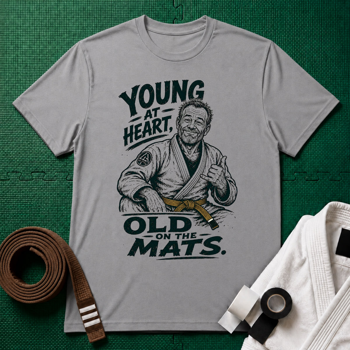 Young at Heart Brown Belt T-Shirt