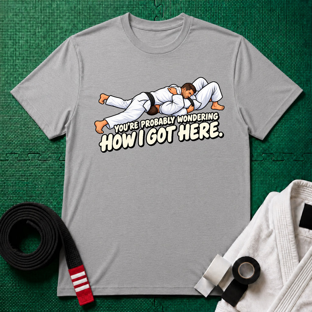 Got Here Black Belt T-Shirt