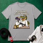 Roll Hard Black Belt T-Shirt