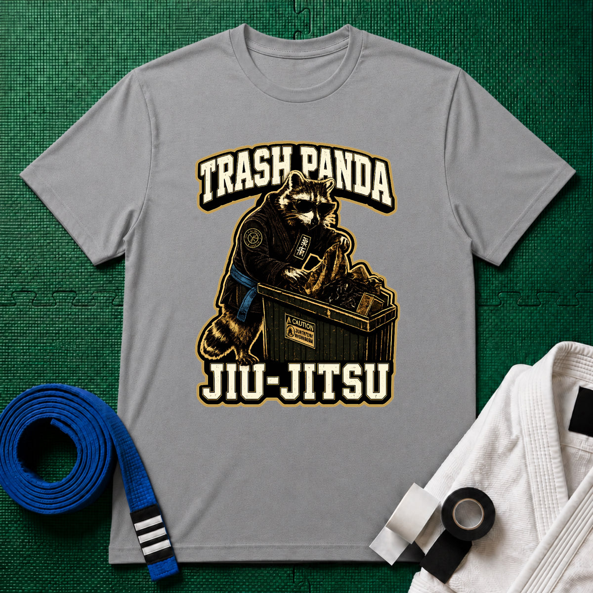 Trash Panda Blue Belt T-Shirt