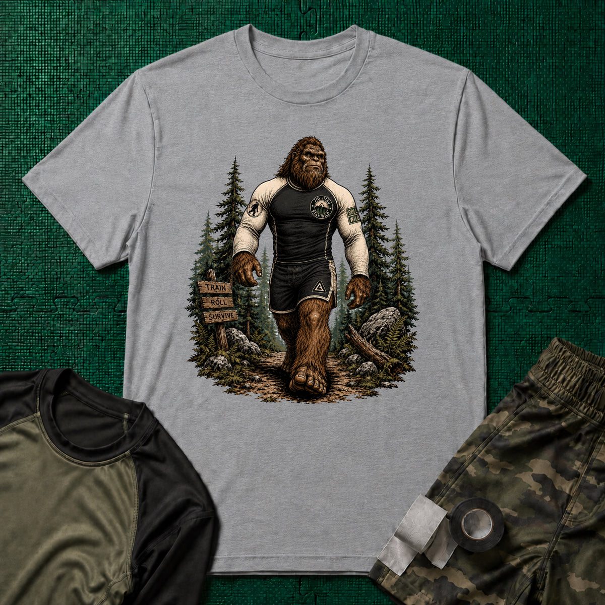 Bigfoot Forest No Gi Belt T-Shirt