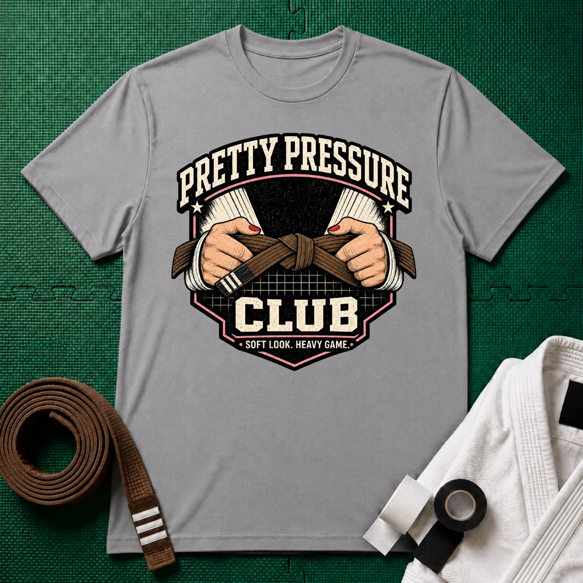 Pretty Pressure Brown Belt T-Shirt