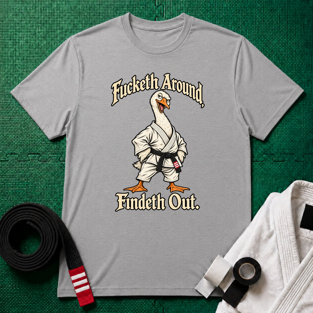 Fucketh Around Black Belt T-Shirt