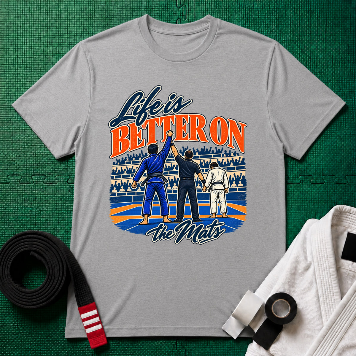Life is Better T-Shirt in Sport Grey