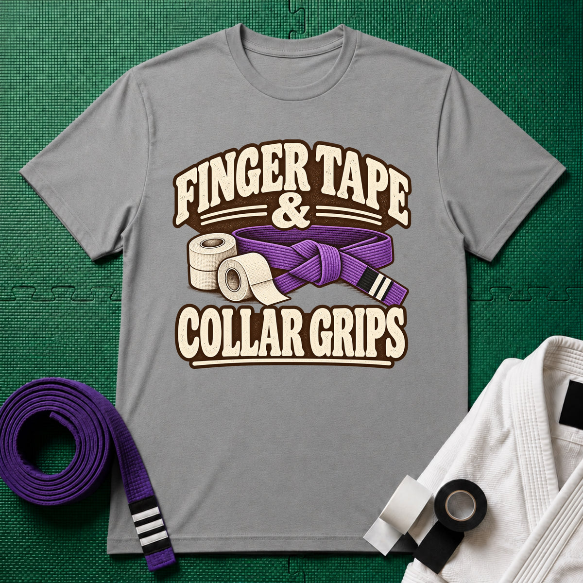 Finger Tape Purple Belt T-Shirt
