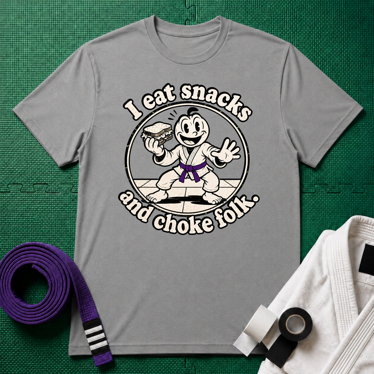 Choke Folk Purple Belt T-Shirt