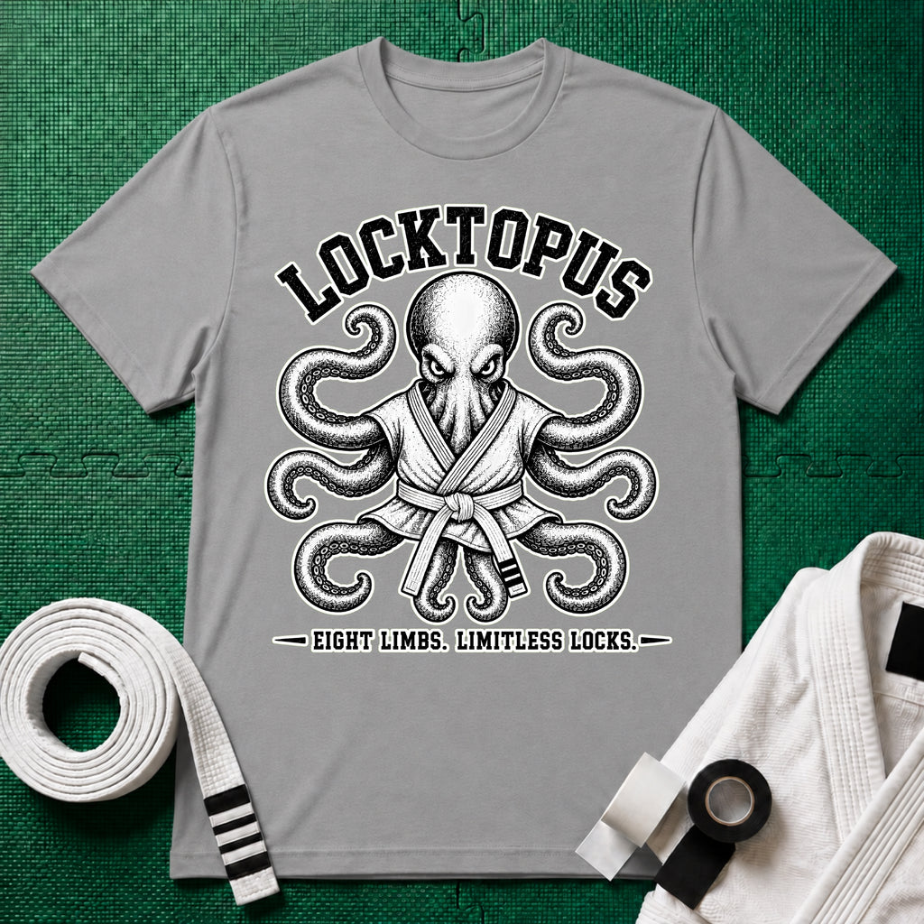 Locktopus White Belt T-Shirt