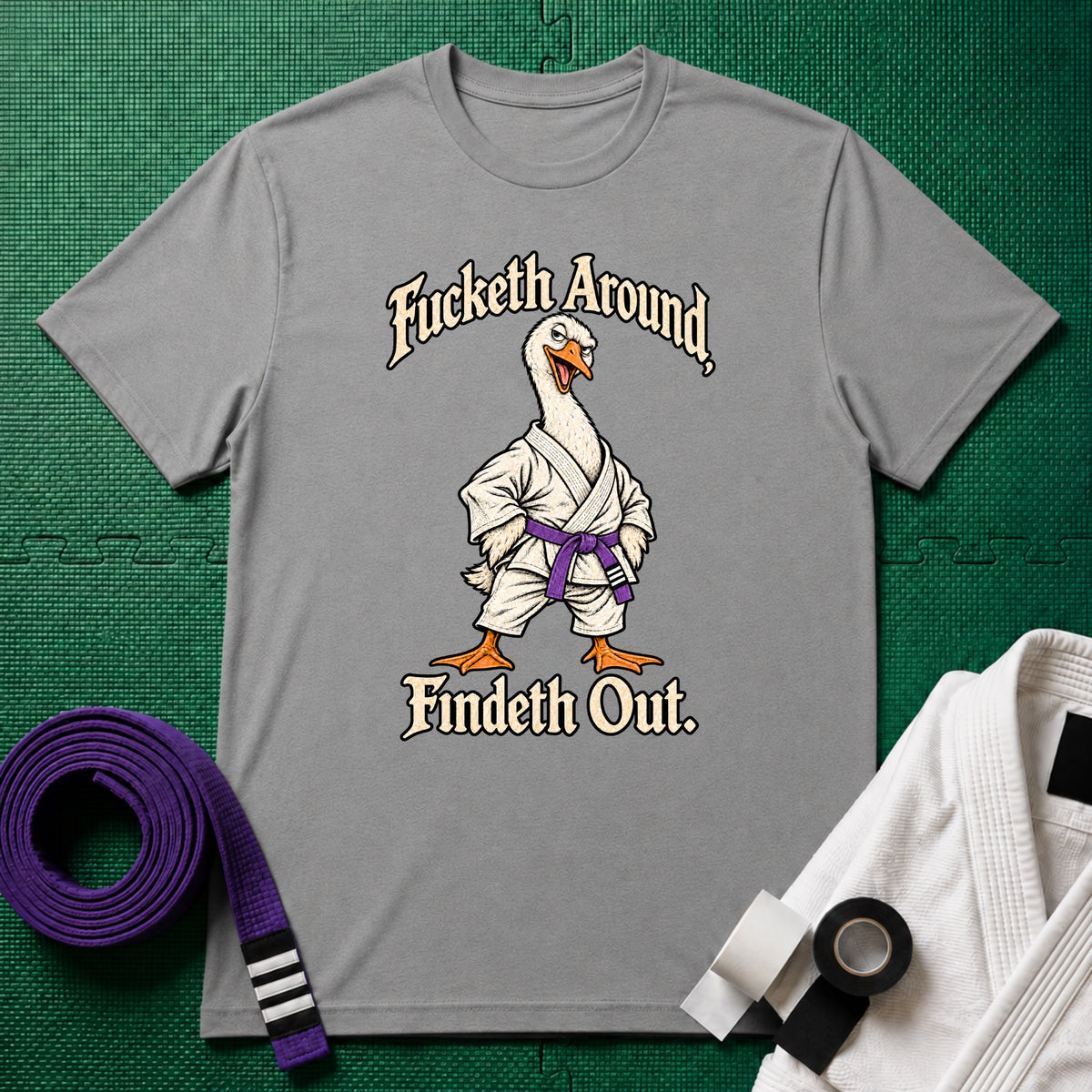 Fucketh Around Purple Belt T-Shirt