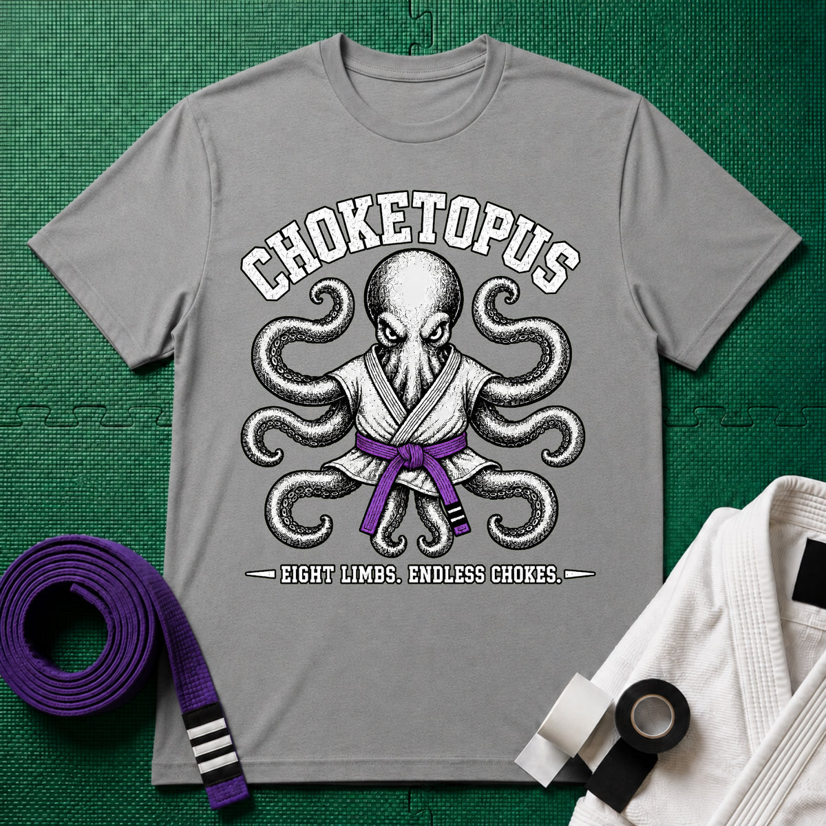 Choketopus Purple Belt T-Shirt