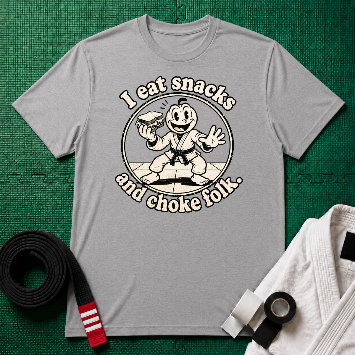 Choke Folk Black Belt T-Shirt