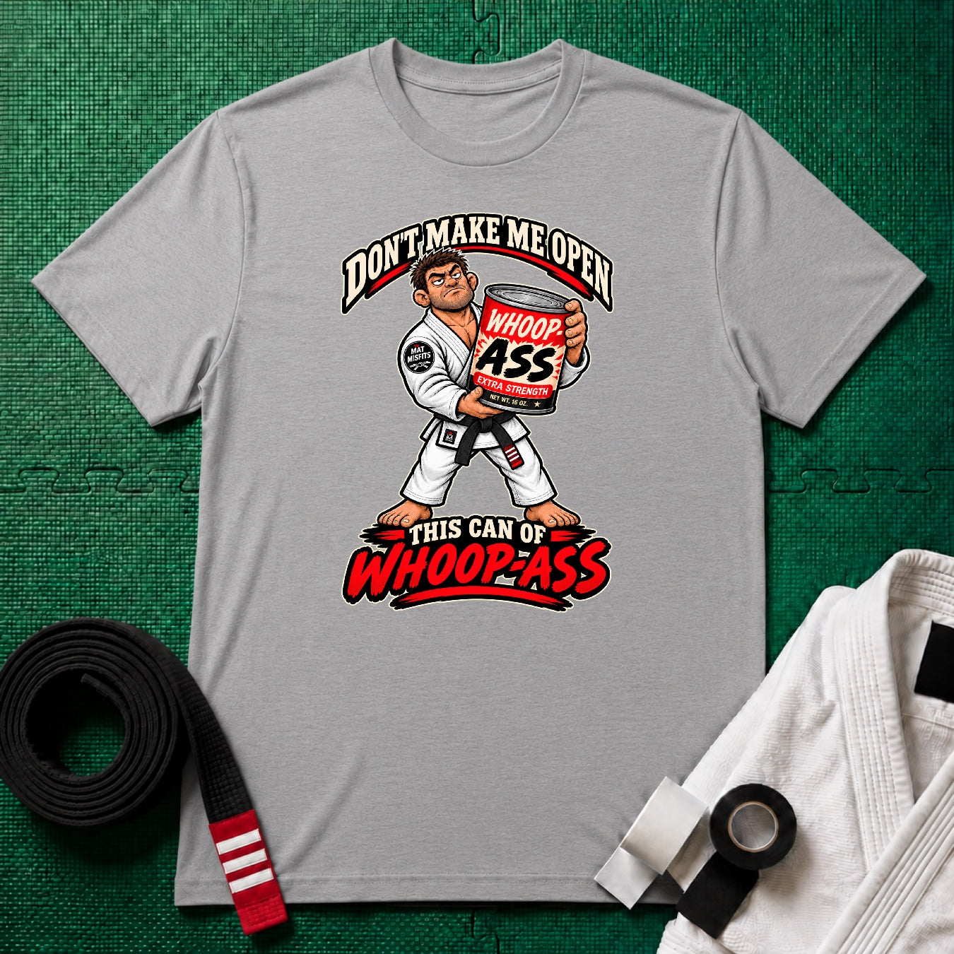 Whoop Ass Black Belt T-Shirt