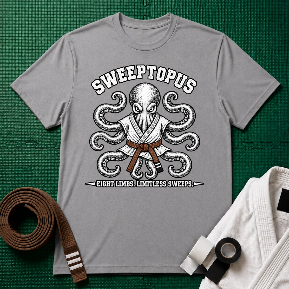 Sweeptopus Brown Belt T-Shirt