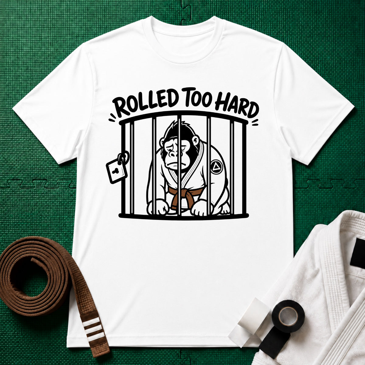 Rolled too Hard Brown Belt T-Shirt