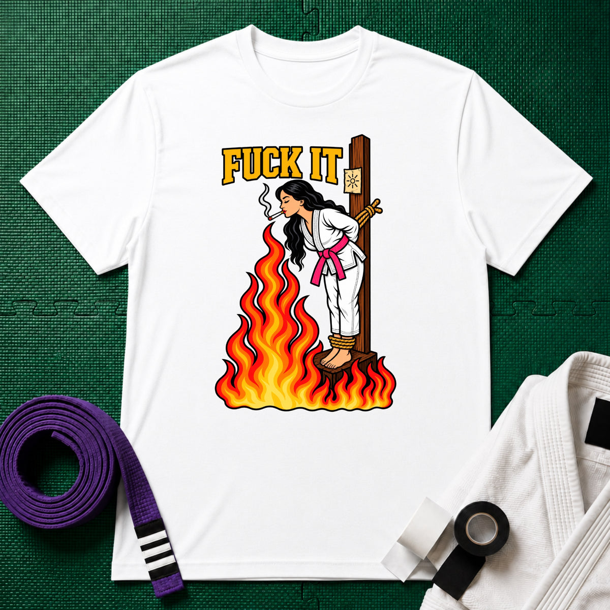 F*ck It T-Shirt (Design 3), White