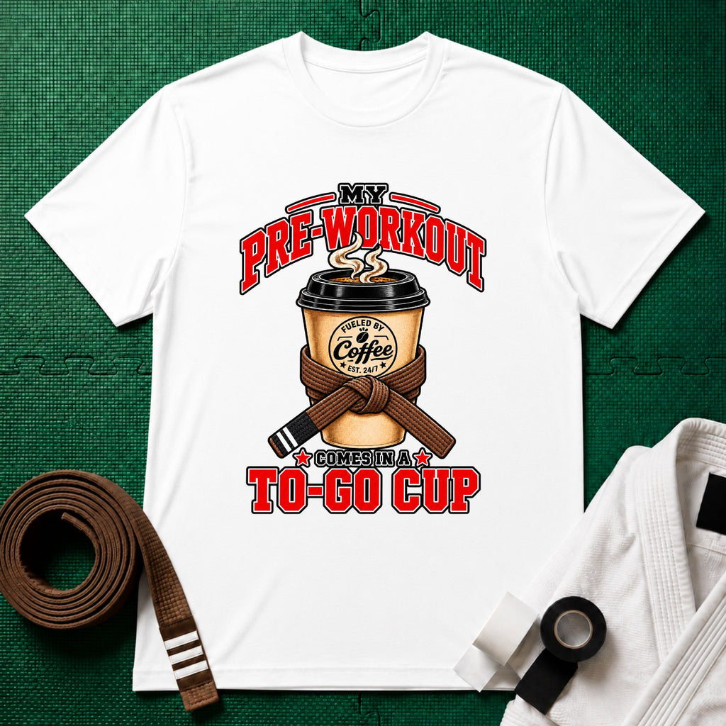 To Go Cup Brown Belt T-Shirt
