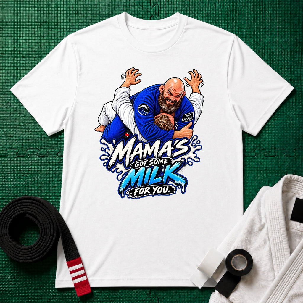 Mama's Milk Black Belt T-Shirt
