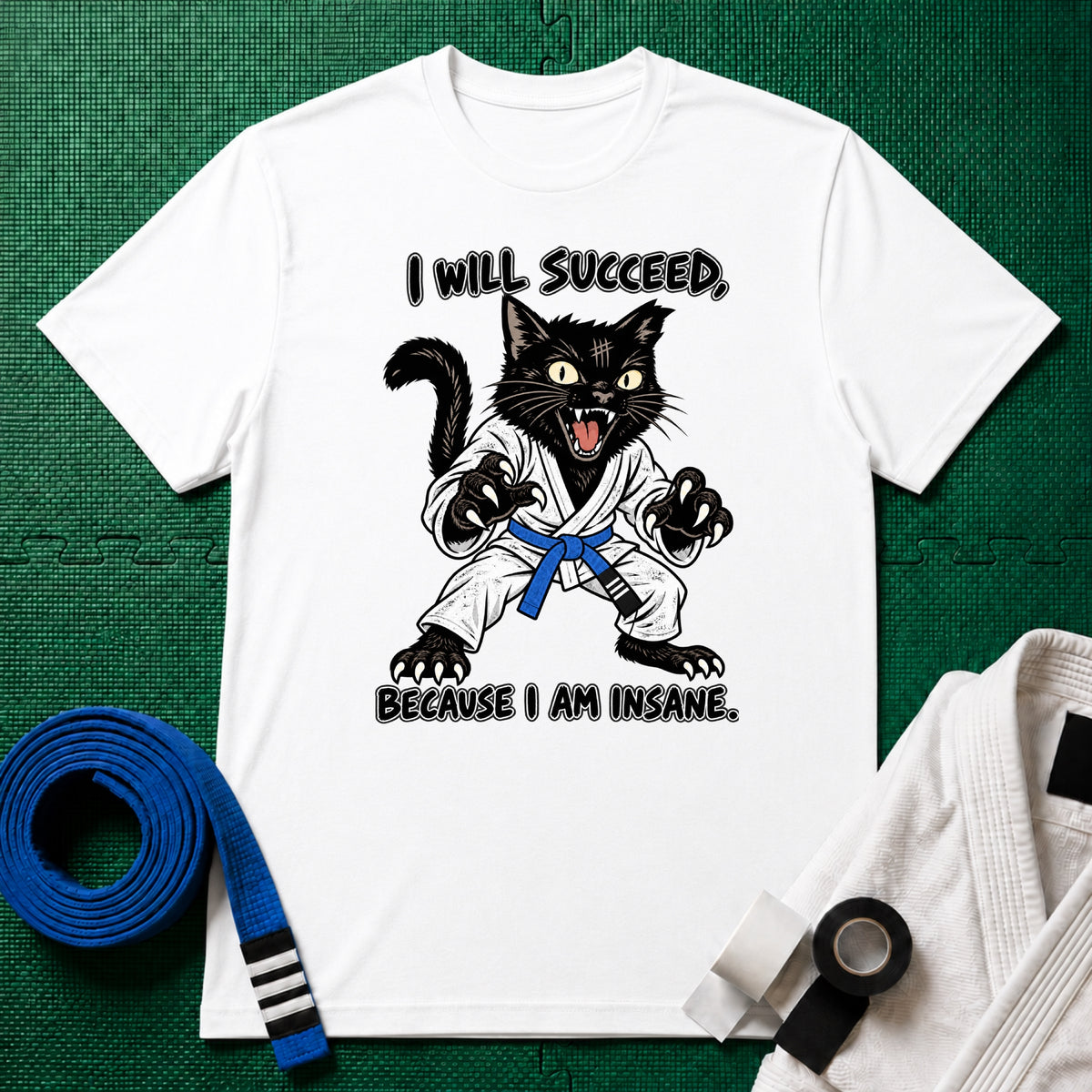 Succeed Blue Belt T-Shirt