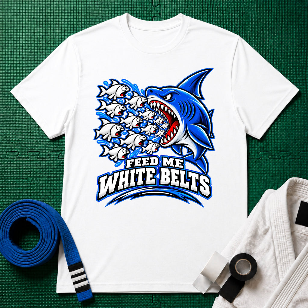 Feed Me Blue Belt T-Shirt