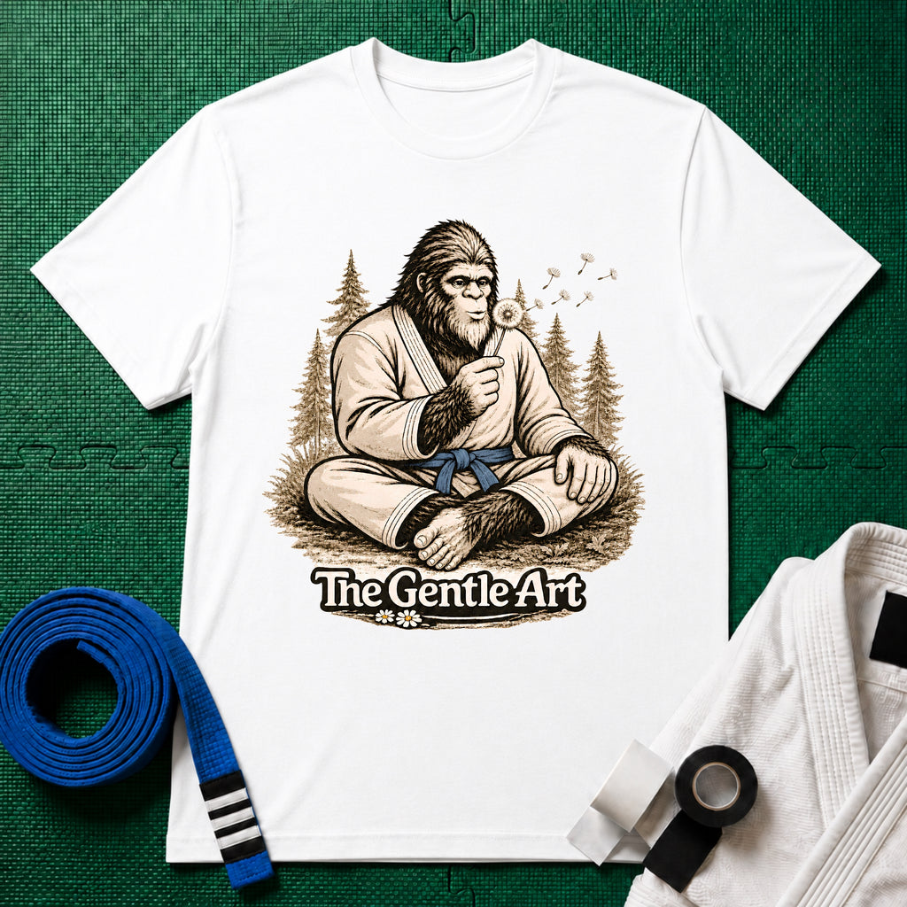 Bigfoot Dandelion Blue Belt T-Shirt