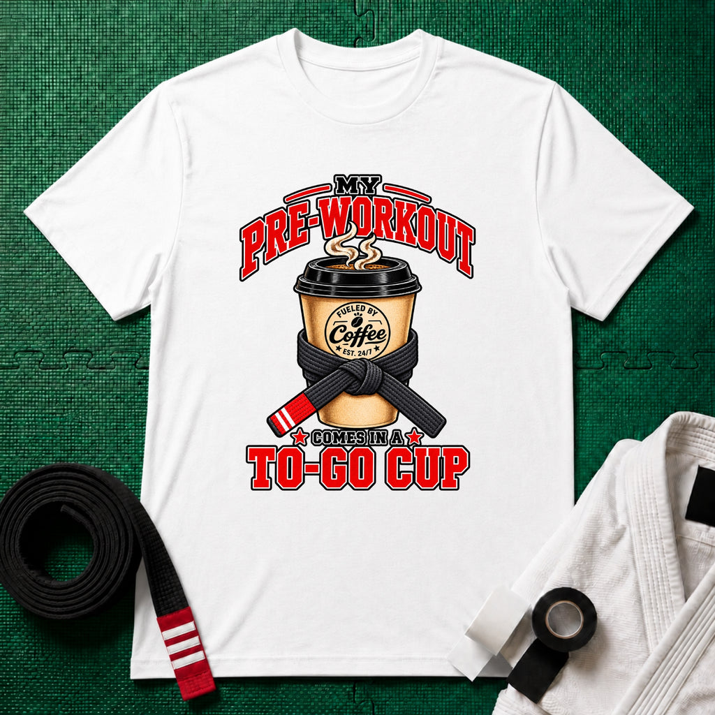 To Go Cup Black Belt T-Shirt
