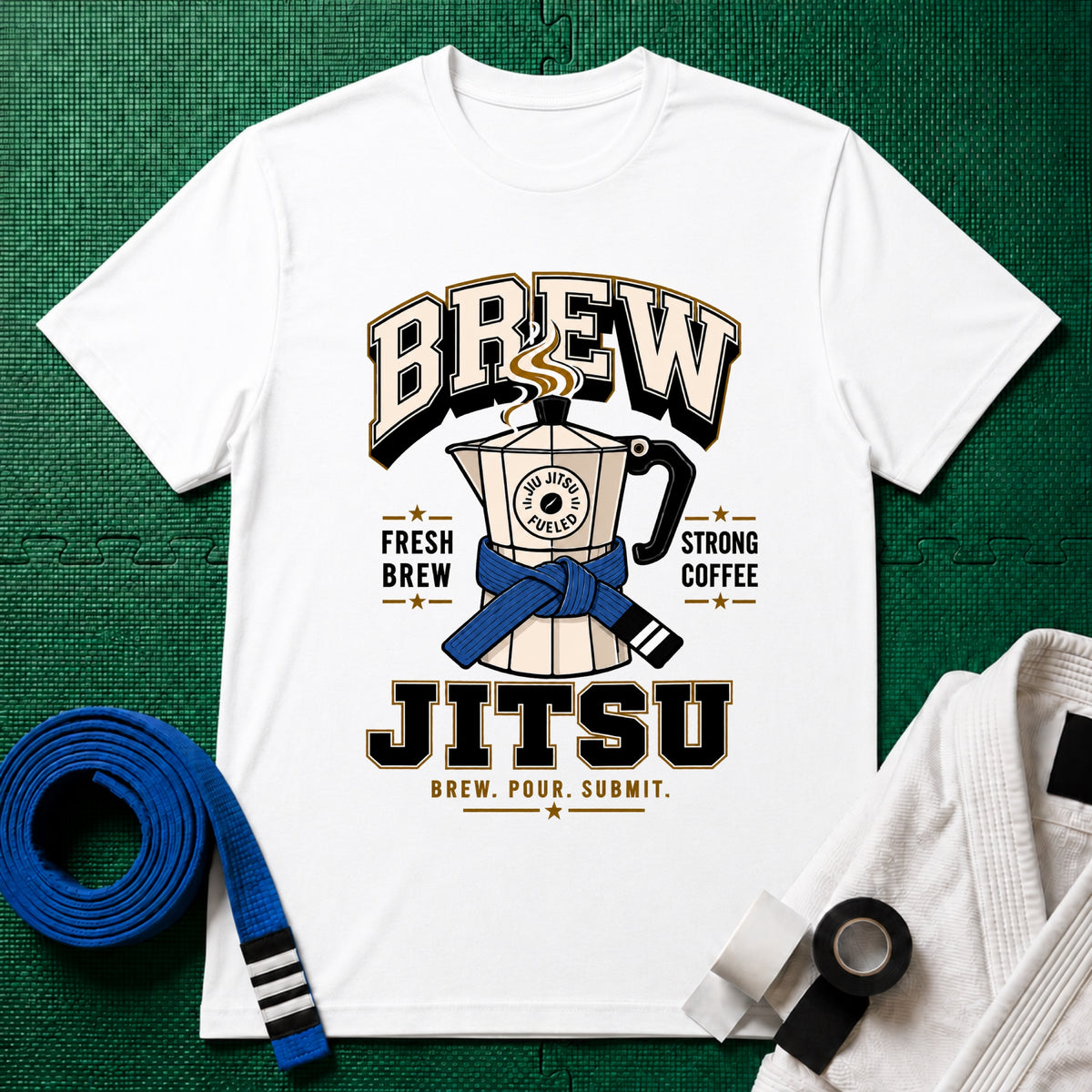 Brew Jitsu Blue belts T-Shirt