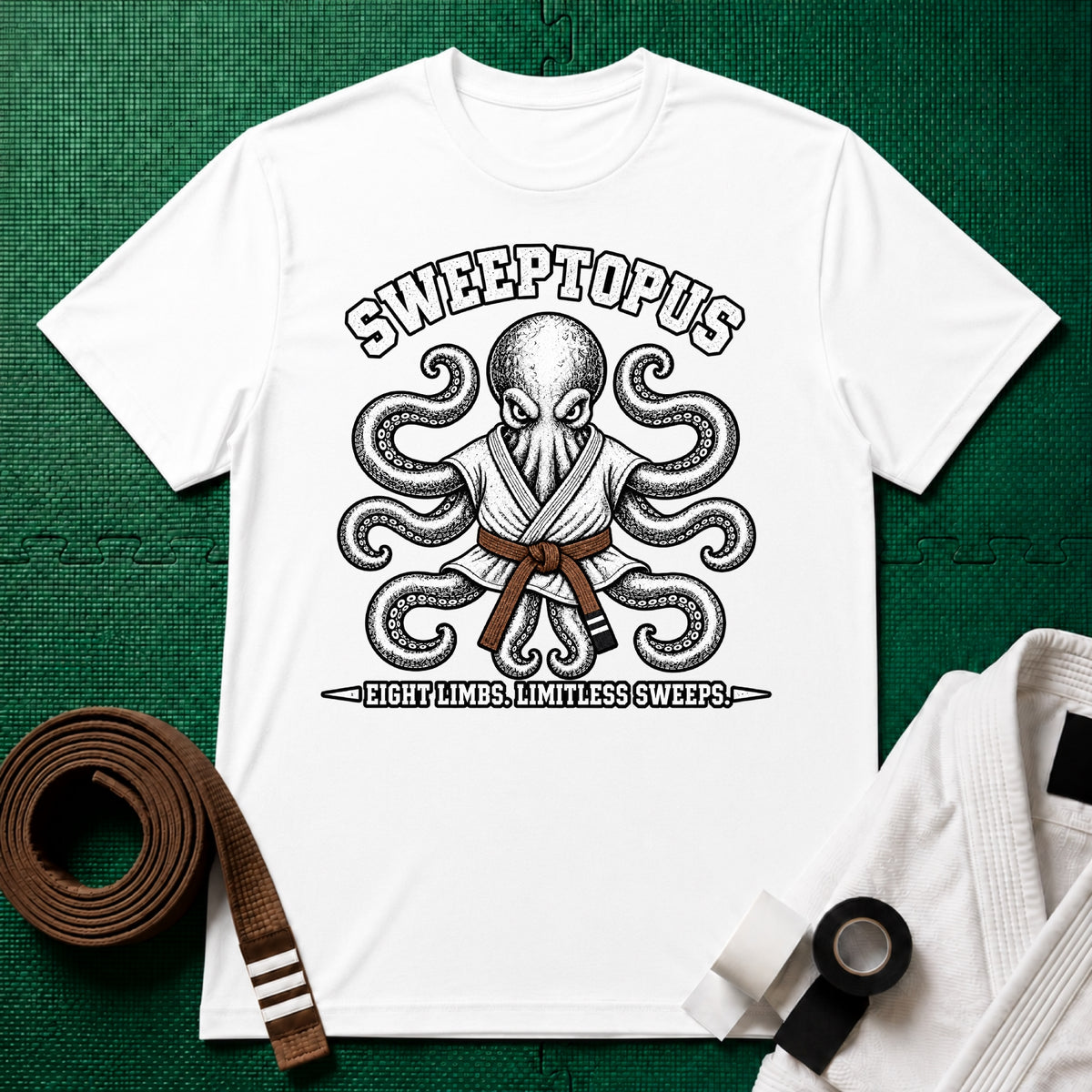 Sweeptopus Brown Belt T-Shirt