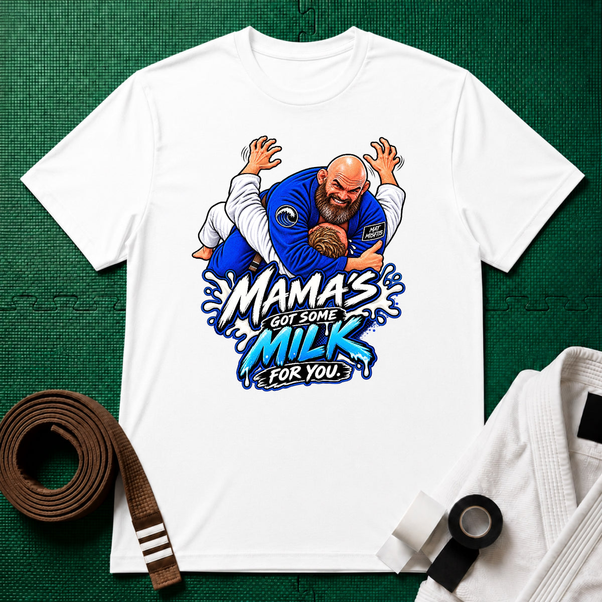 Mama's Milk Brown Belt T-Shirt