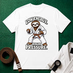 Low Energy Sloth Brown Belt T-Shirt